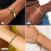 image:imageAna Luisa Bracelets for Women  14K Gold Plated amp Silver Rhodium Bangle and Cuff Bracelets  Sleek Designs Perfect for Layering  Hypoallergenic WaterResistant TarnishFree Bracelet for Daily WearTalia  SM