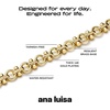 image:imageAna Luisa Jewelry Gold Chain Necklaces for Women  14K Gold Plated Dainty Necklaces for Layering and Daily Wear  Hypoallergenic WaterResistant Jewelry  Flower Heart Chain Assorted StylesChunky  Gold