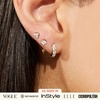 image:imageAna Luisa Small Gold Earring Set 3 pairs  14K Gold Plated With Cubic Zirconia Earrings  Hypoallergenic WaterResistant TarnishFree Jewelry  Dainty Huggie Hoops amp Stud Earrings for Daily WearEverday Bundle